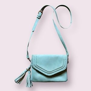 VIOLET RAY Crossbody Purse in Blue